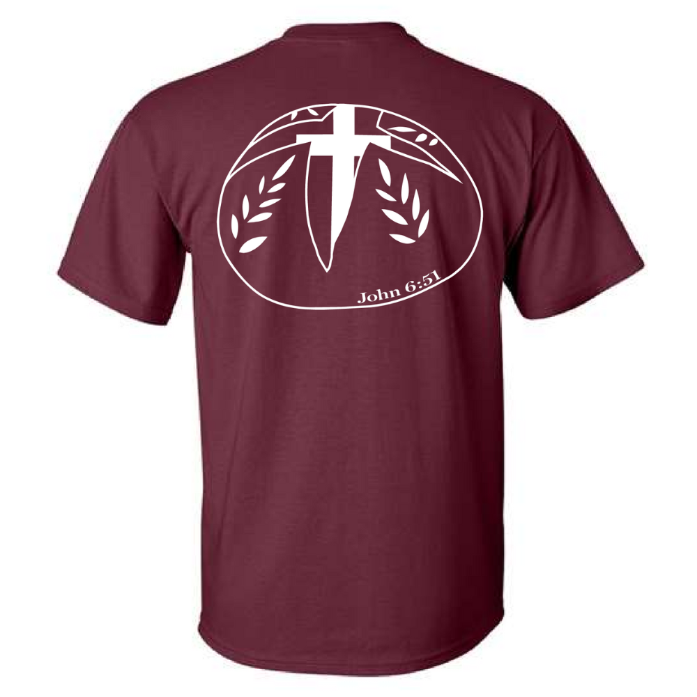 Maroon Bread of Life Tee